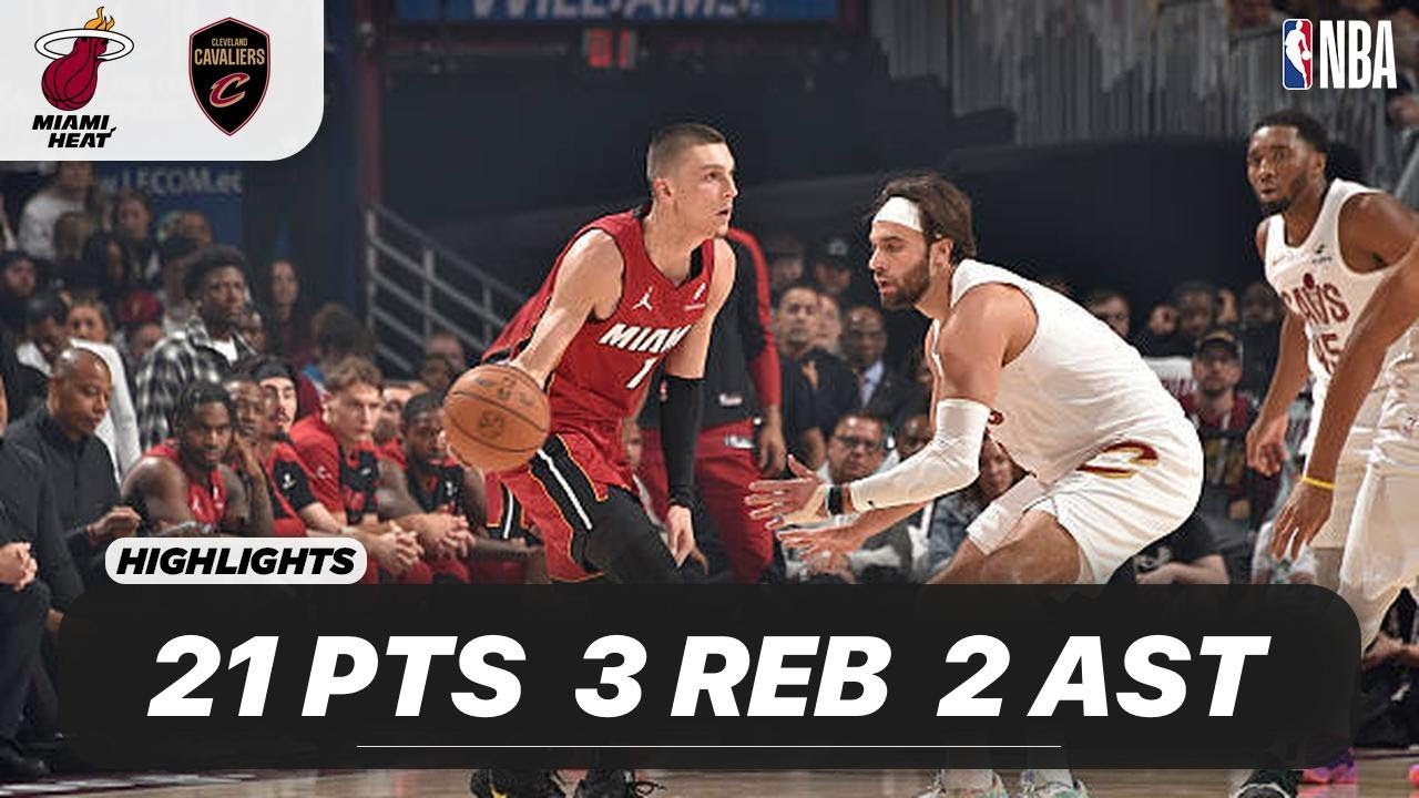 TYLER HERRO vs CLEVELAND CAVALIERS | 21 PTS - 3 REB - 2 AST - 1 STL | NBA PLAYOFFS Highlights 04-20-