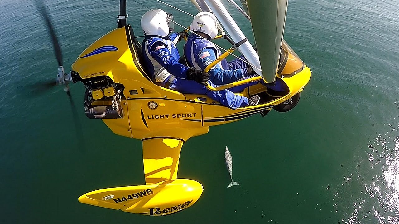 Pacific Blue Air REVO Trike Flight Experience (w/ Epic Whale Flyover!)