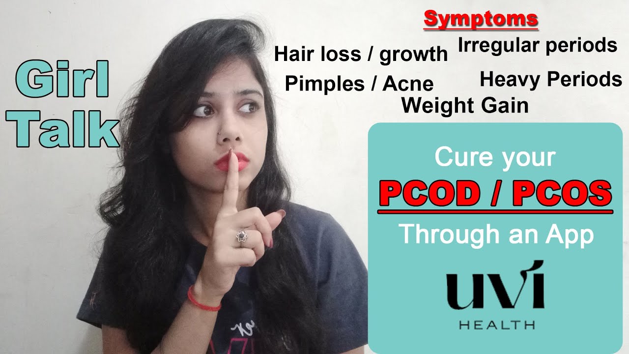 Manage PCOS/PCOD symptoms | PCOS Tracker App Uvi Health | PCOS को कैसे ठीक करे? #hindi