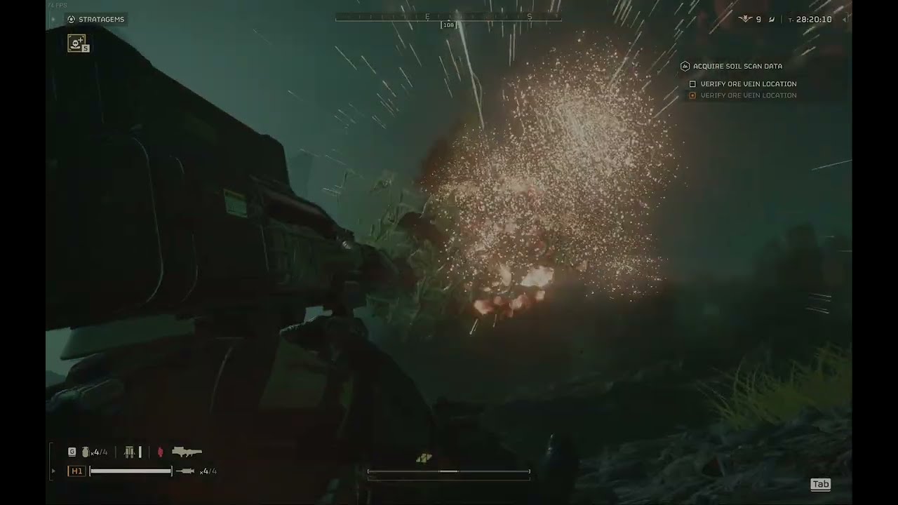MAX Difficulty 9: Acquire Seismic Samples, Solo NO Death - All Sub Objectives