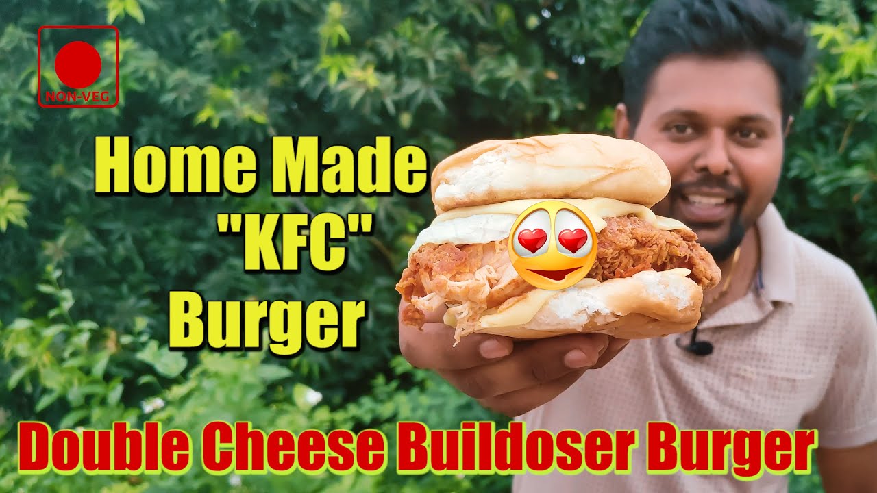 Home Made KFC Burger | Oreo milk Shake | Lockdown Samayal - Jad Jeno