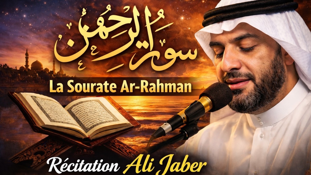 Sourate 55 – Ar-Rahman | Récitation sublime par Cheikh Ali Jaber
