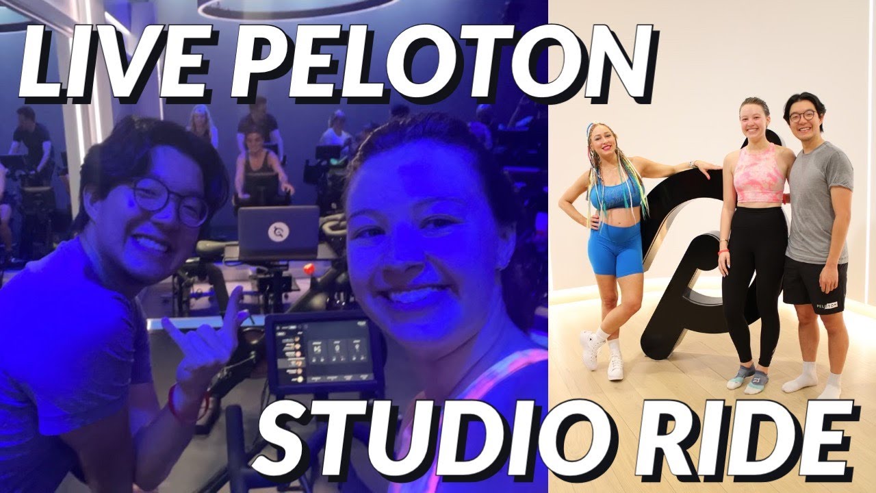 MY FIRST LIVE PELOTON STUDIO RIDE!!