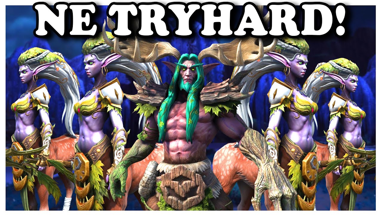 Grubby | WC3 | Night Elf TRYHARD!