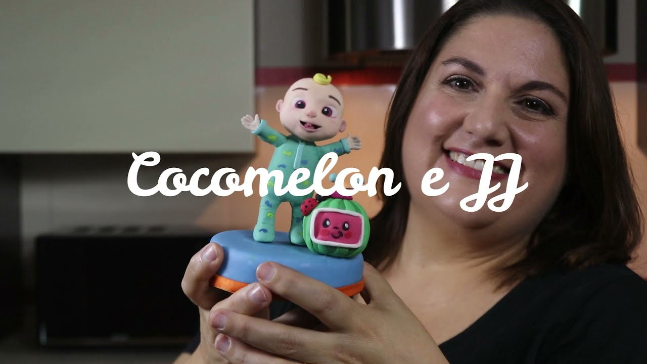 Cocomelon e JJ in pasta di zucchero, Cake Toppers