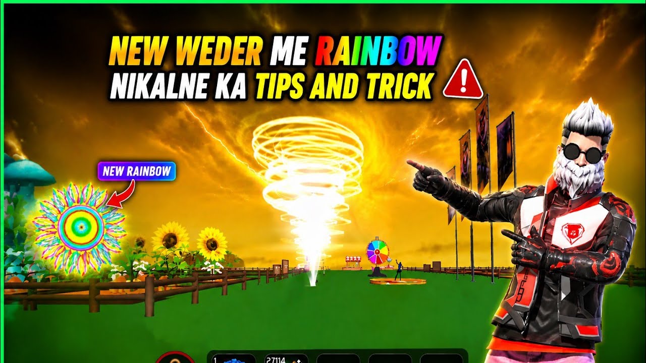 😱 TIPS & TRICKS TO GET A RAINBOW IN THE NEW WEATHER 🌈 | 100% WORKING ✅ | NEW FREE GARDEN GLITCH 🤯