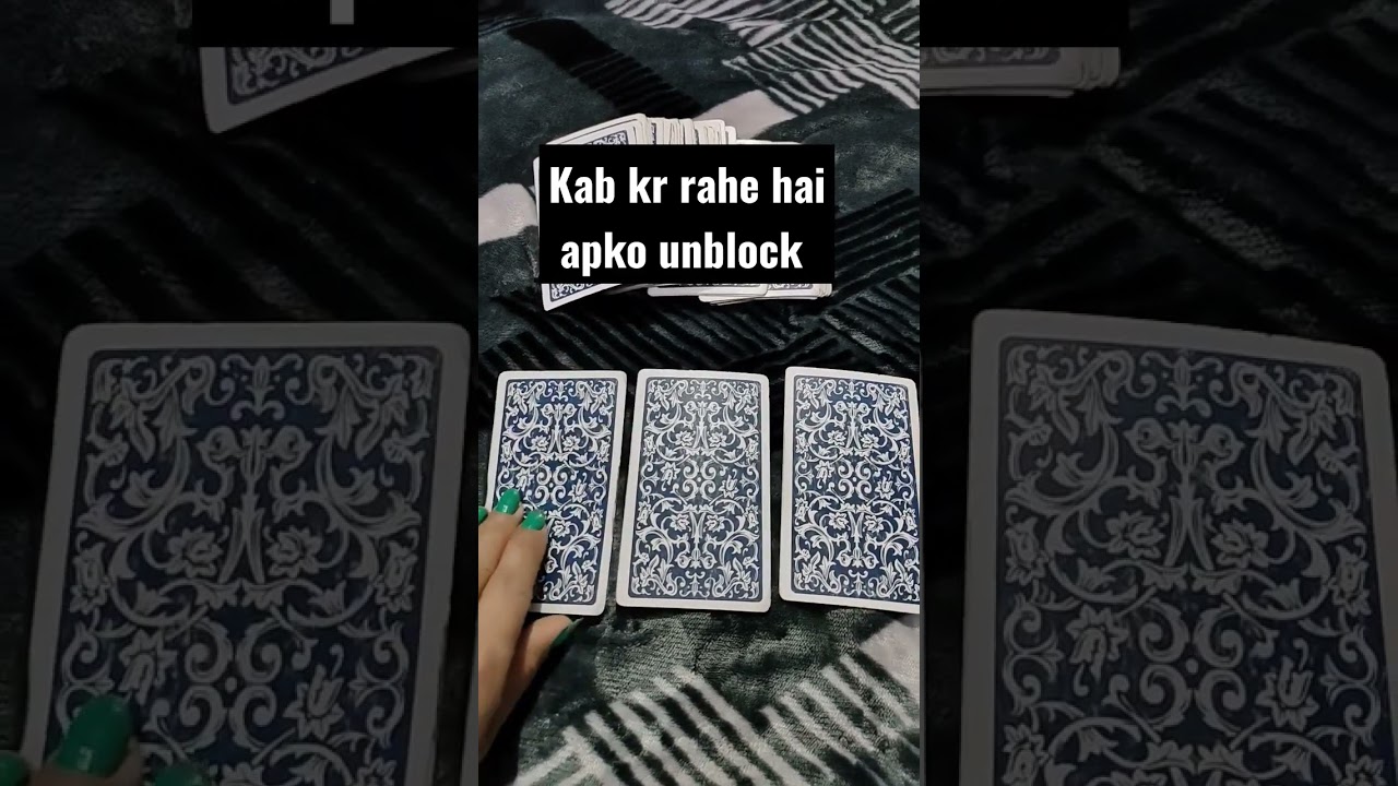 Apko kar rahe hai unblock #timelesstarotreading #hindicardreading