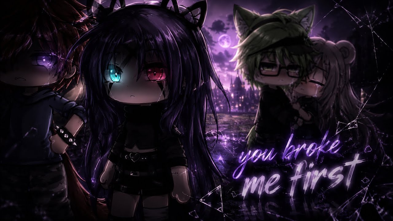 You broke me first || Gacha life music video || by: ×• Adley •× ||