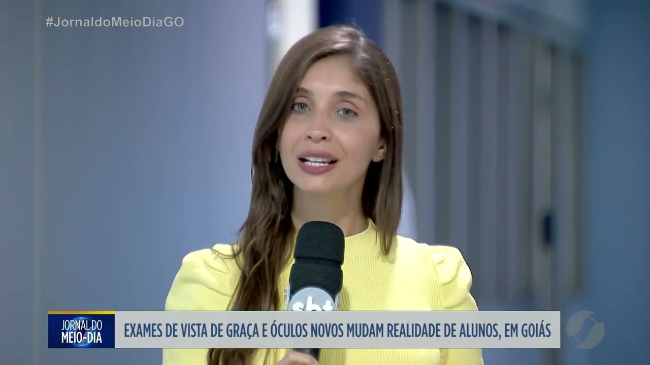 Exame de vista de graça e óculos novos mudam realidade de alunos em Goiás