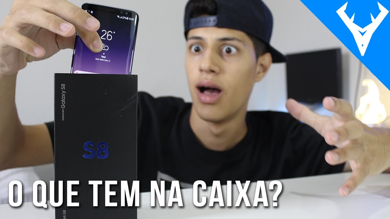 Olha ele! Unboxing Galaxy S8 - O aparelho de tela infinita adeus iphone 7