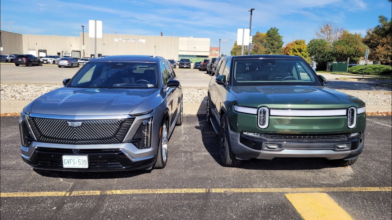 Cadillac Vistiq 2025 года против Rivian R1S
