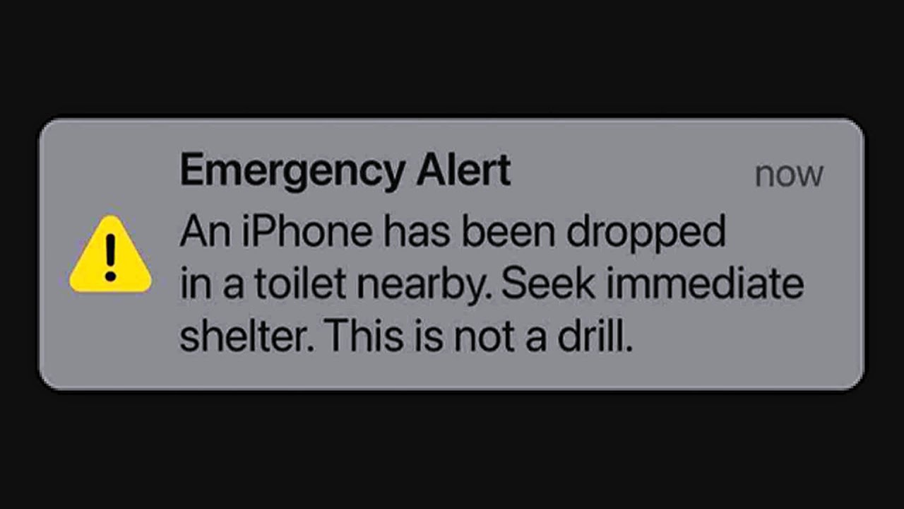 Never Drop Your Phone In The Toilet...