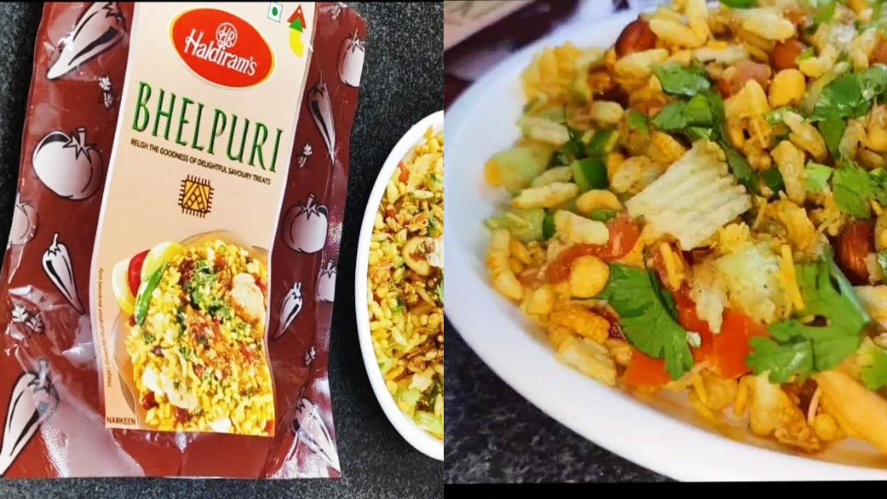 Haldiram Bhelpuri Recipe | How to make instant bhelpuri at home | Party Snacks | Haldiram Bhelpuri