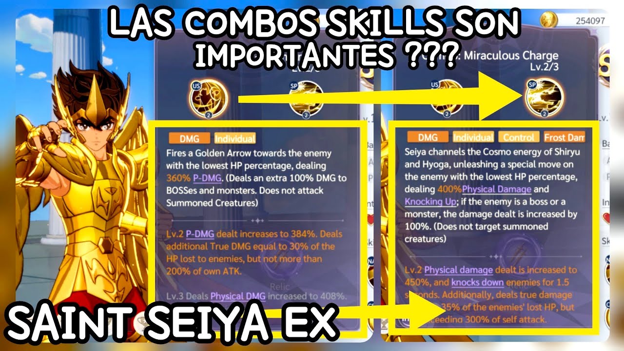 Saint Seiya EX [ LAS COMBOS SKILLS SON META ??? ] 