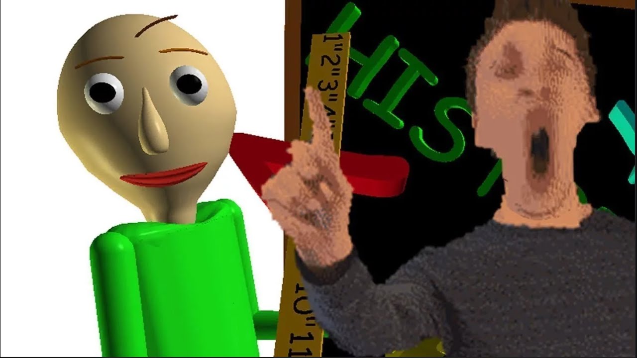 пробую пройти Baldi’s Basics