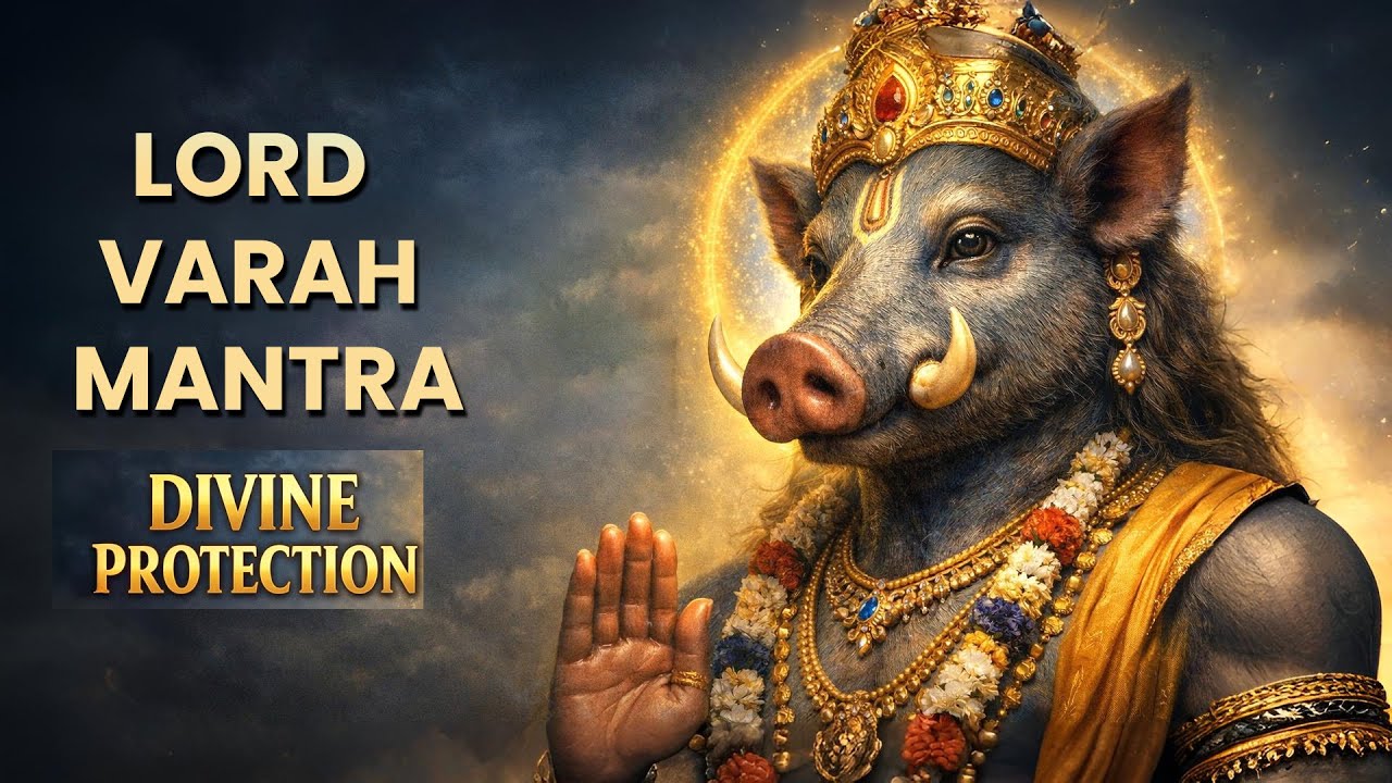 Lord Varaha Dev Appears | Ultra-Realistic Vishnu Avatar | Divine Protection & Peace 🌸