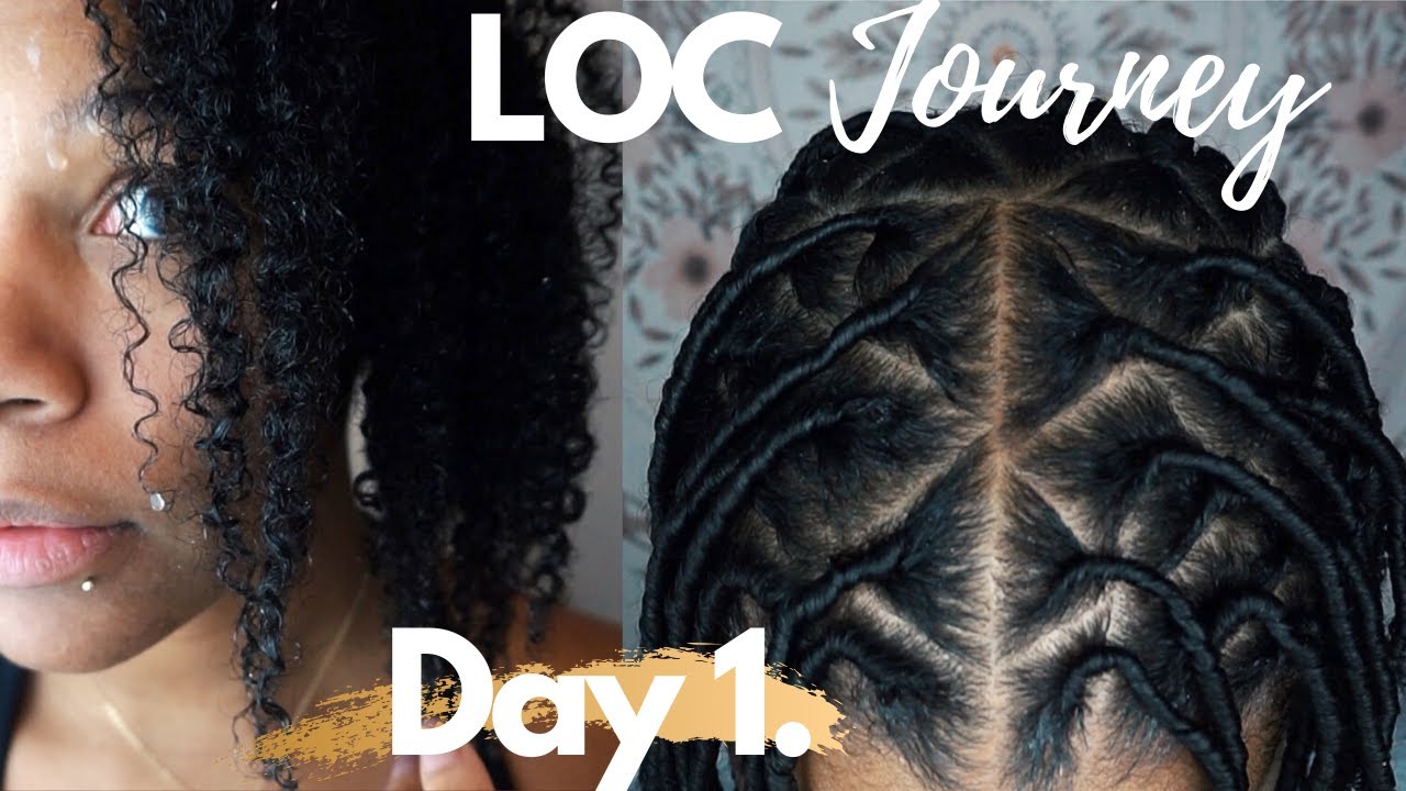 BYE BYE LOOSE NATURAL HAIR & WELCOME TO MY LOC JOURNEY ! DAY 1 | TRIANGLE PART STARTER LOCS