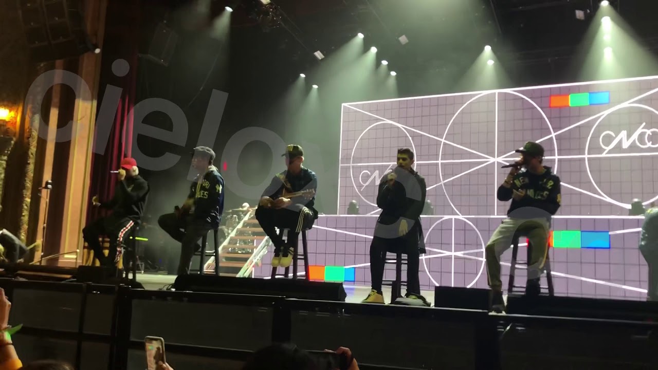CNCO Soundcheck - Primera Cita - NYC 2.24.19