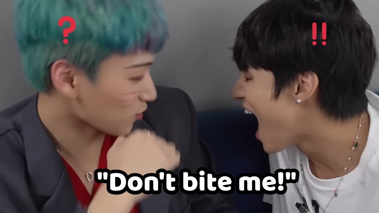 woosan annoying each other for 4 minutes straight