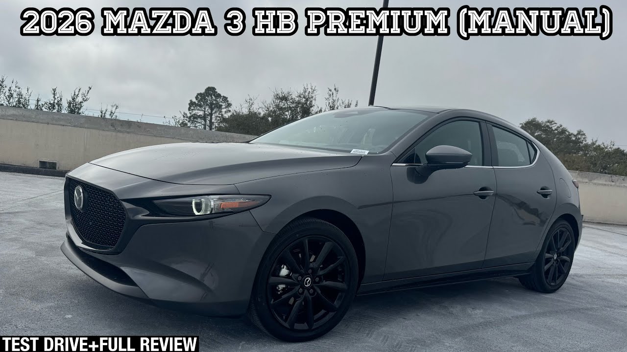 2026 Mazda 3 HB Premium (Manual): TEST DRIVE+FULL REVIEW