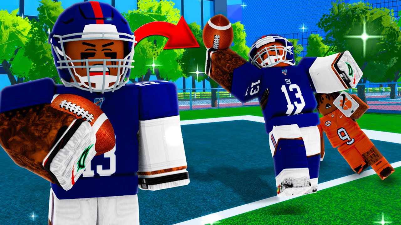Я попробовал БЕЗУМНЫЙ прием одной рукой Оделла Бекхэма-младшего в Roblox Football Nation!