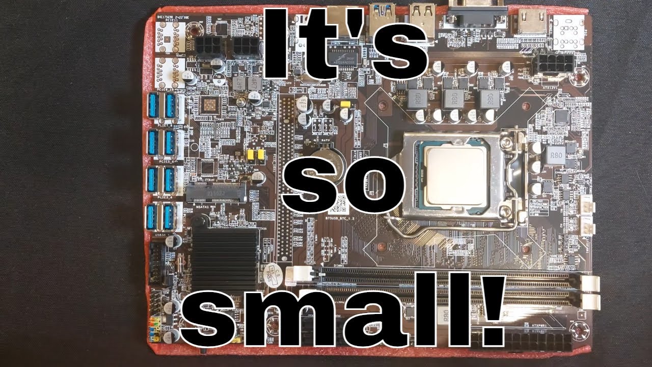 B75 Crypto Mining Motherboard - Cheap!