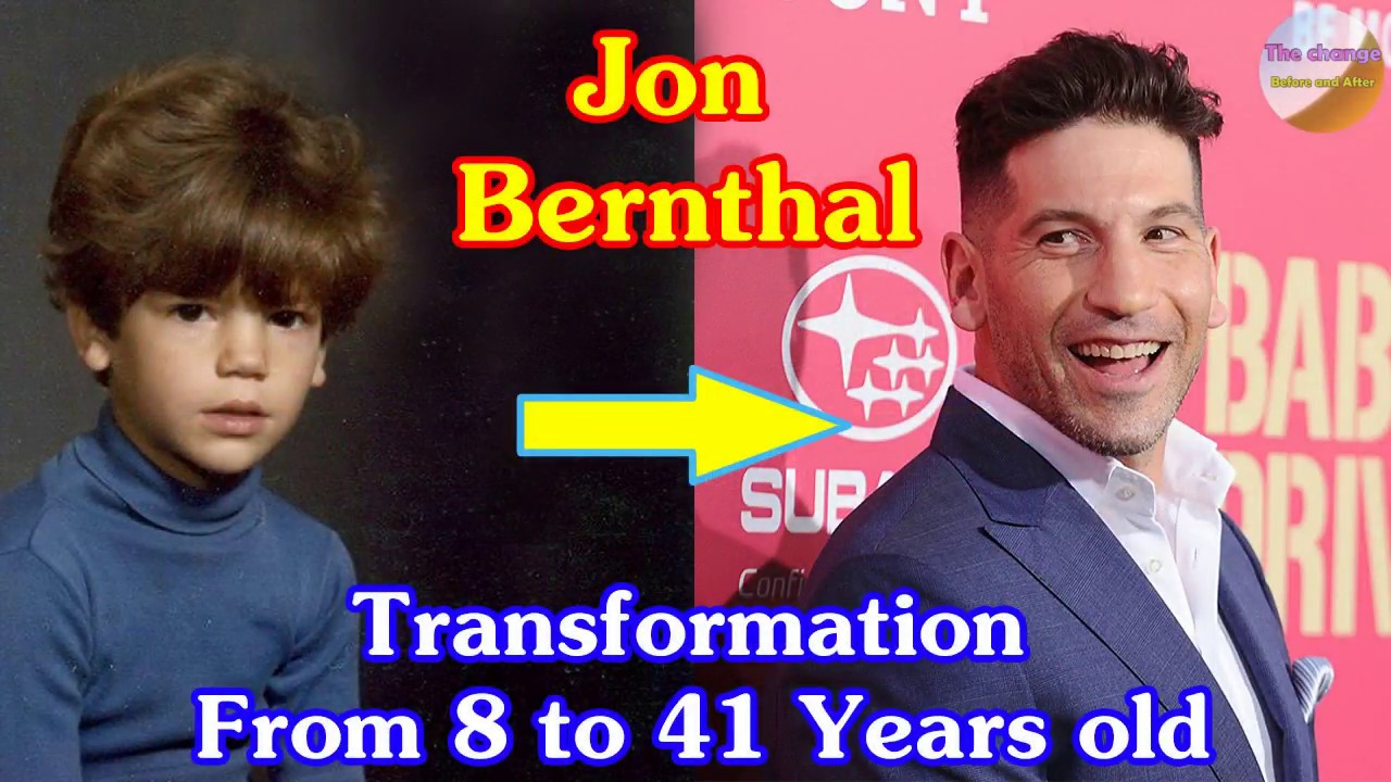 Jon Bernthal transformation from 8 to 41 years old