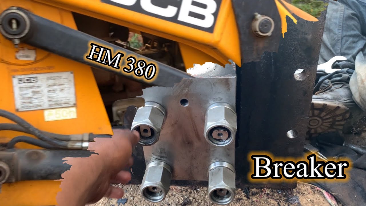 Jcb 3dx HM 380 breaker