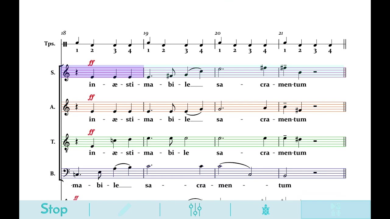 Locus iste - Anton Bruckner - Voix Soprani - Musichorus