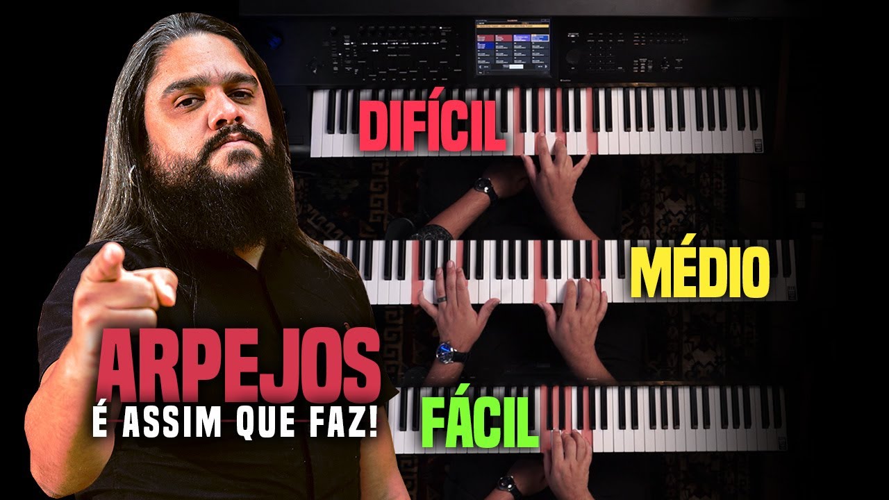 5 níveis de arpejo no teclado | Léo Carvalho