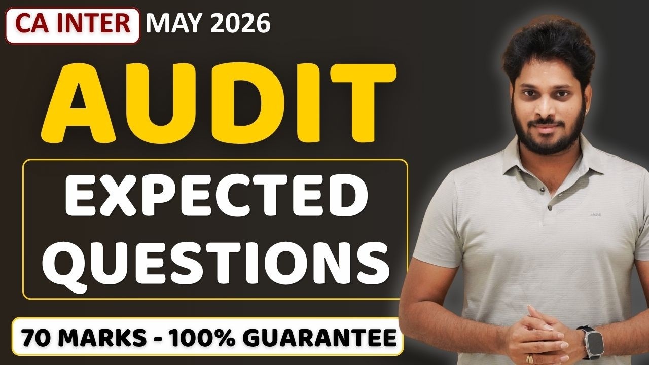 Вопросы, ожидаемые на аудите | CA Inter Audit, май 2026 г.