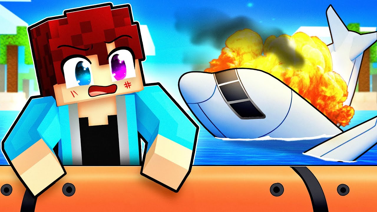 Vliegtuig Crash OVERLEVEN in Minecraft!