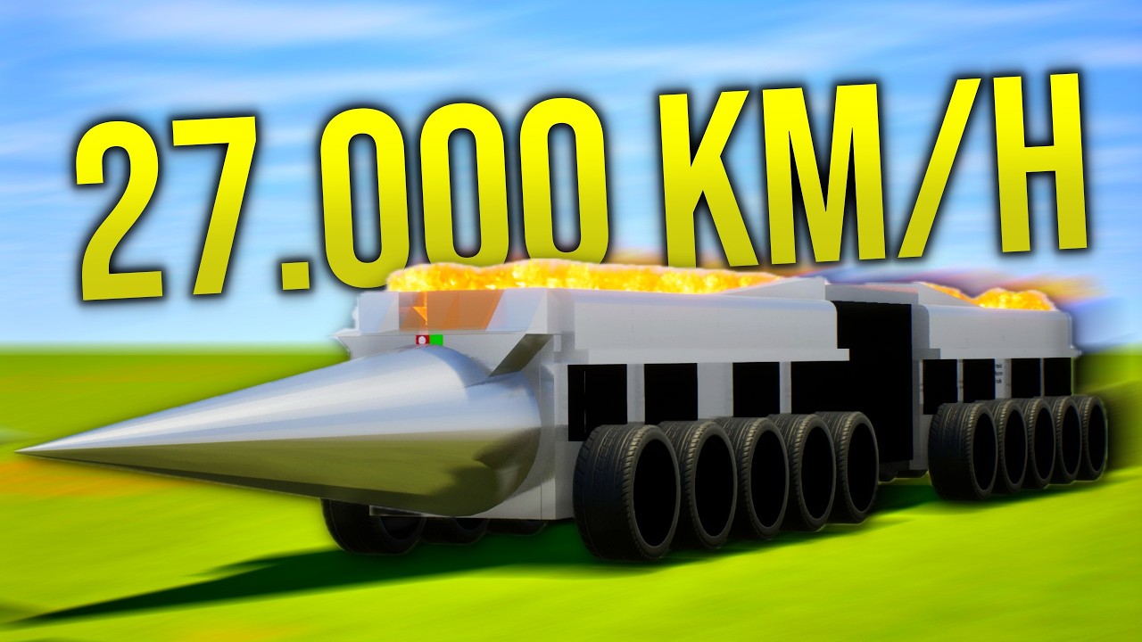 NAJSZYBSZE AUTA w Historii? 🔥 27 000 km/h w Brick Rigs