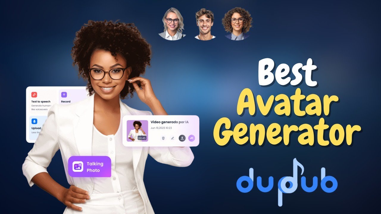 DupDub – Best AI Avatar Generator for Video Content