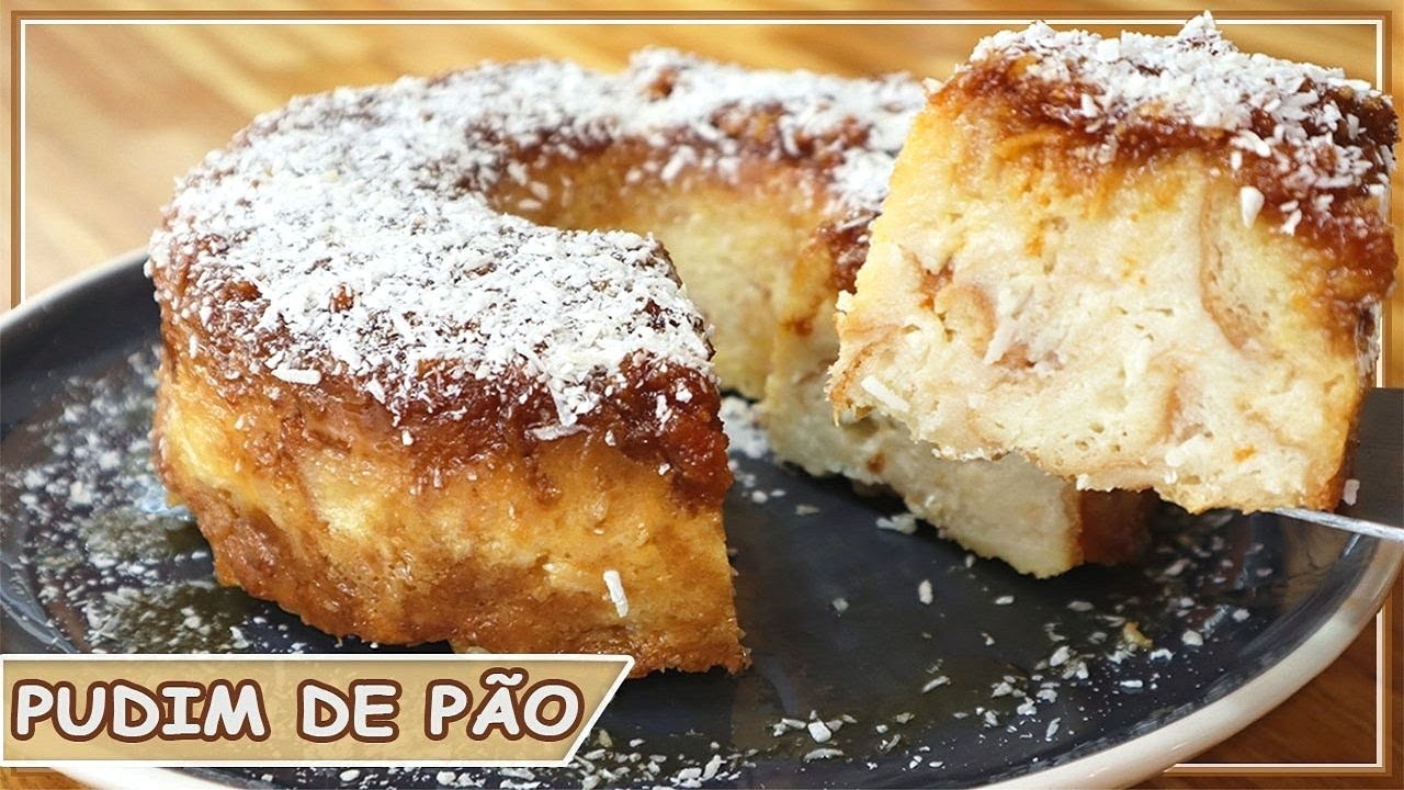 PUDIM DE PÃO SIMPLES I Receitas de Pai