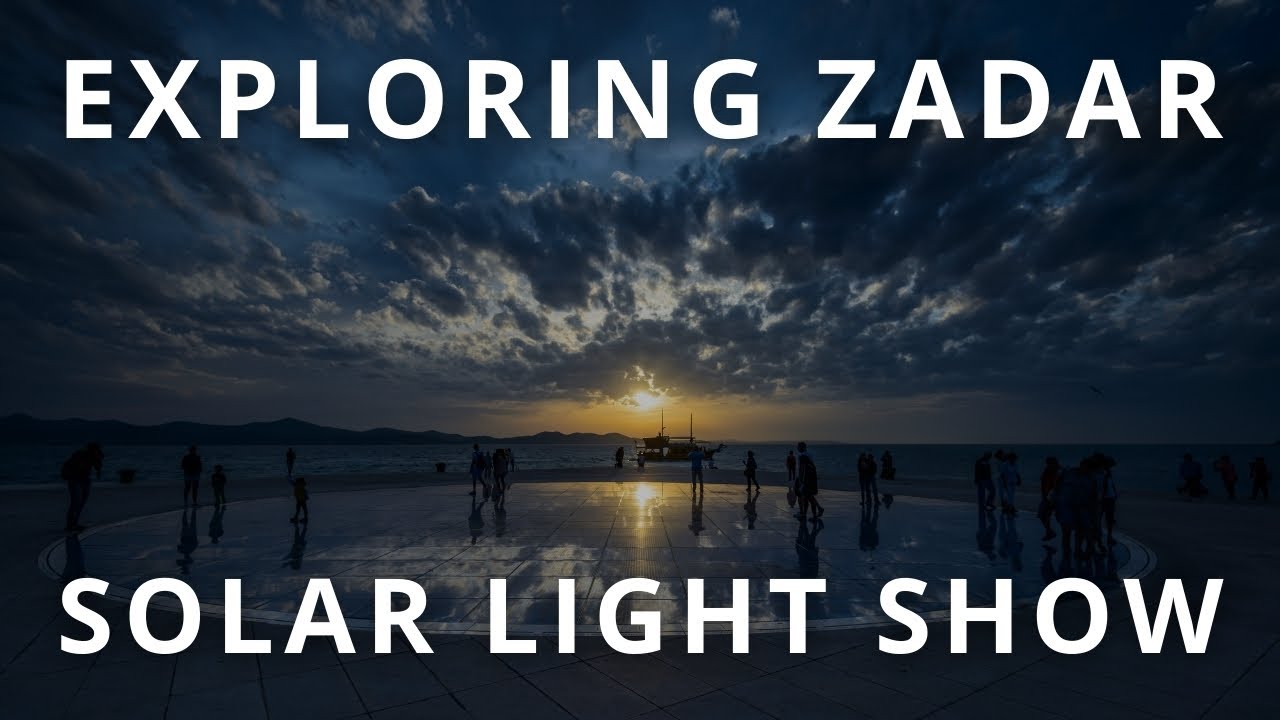Exploring Zadar, Best Sunset In Croatia & A Solar Light Show - Croatia Travel Vlog 9