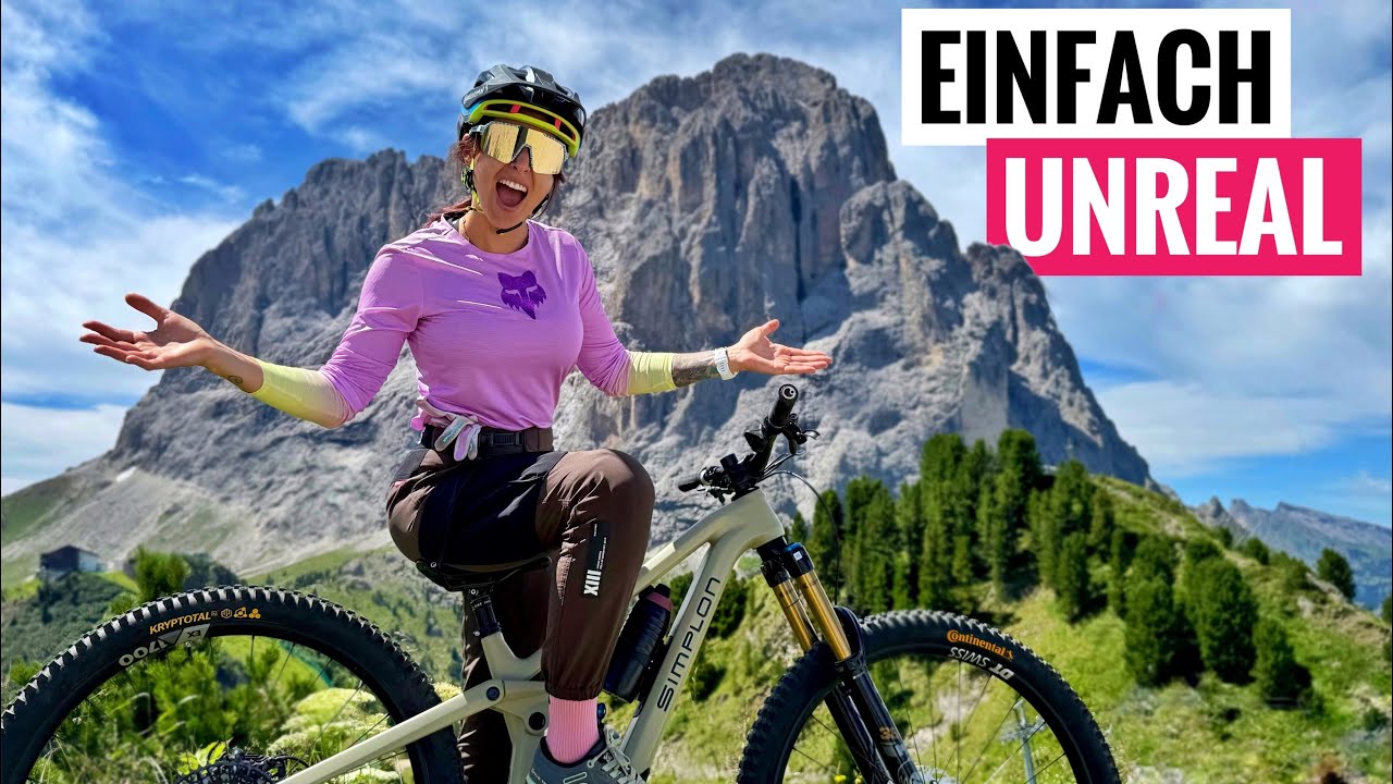 Mountainbiken inmitten der Dolomiten! 1 Tag im Trailpark Val Gardena
