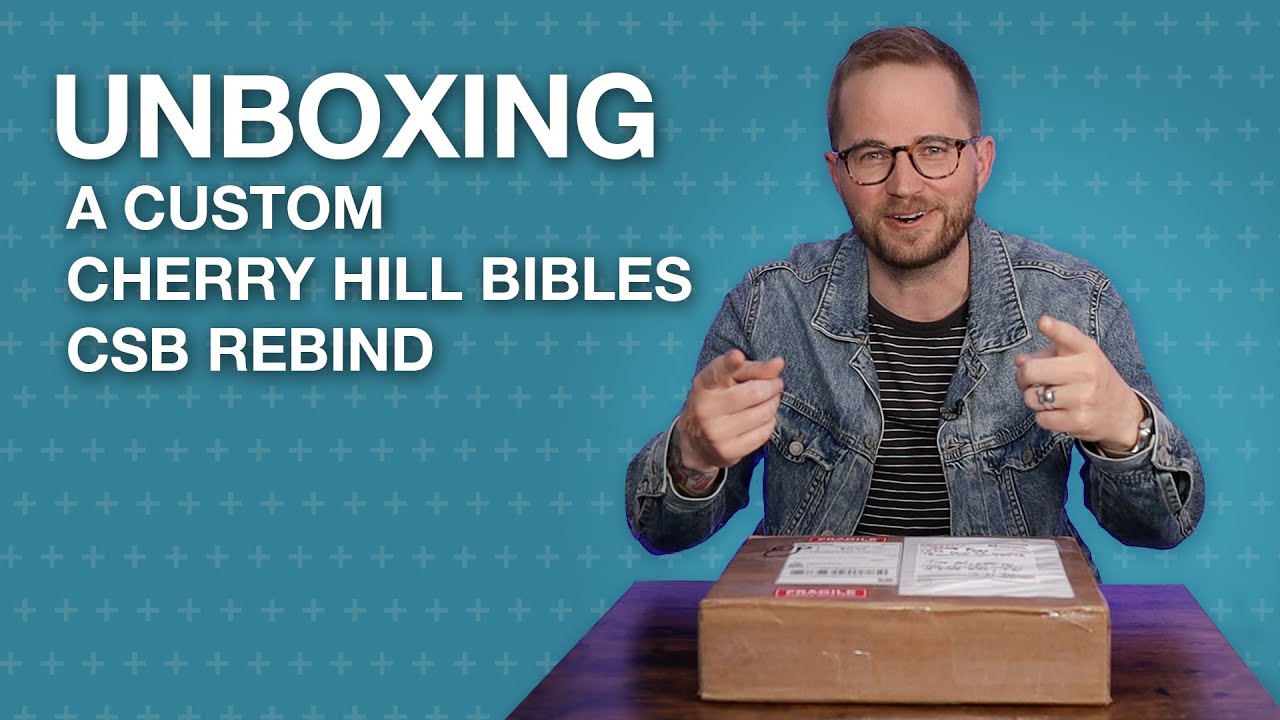 Unboxing a Custom CSB Rebind from Cherry Hill Bibles