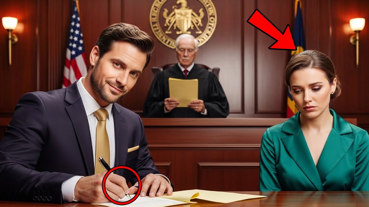 He Smirked While Signing the Divorce Papers — Until the Judge Read the Hidden Will Aloud