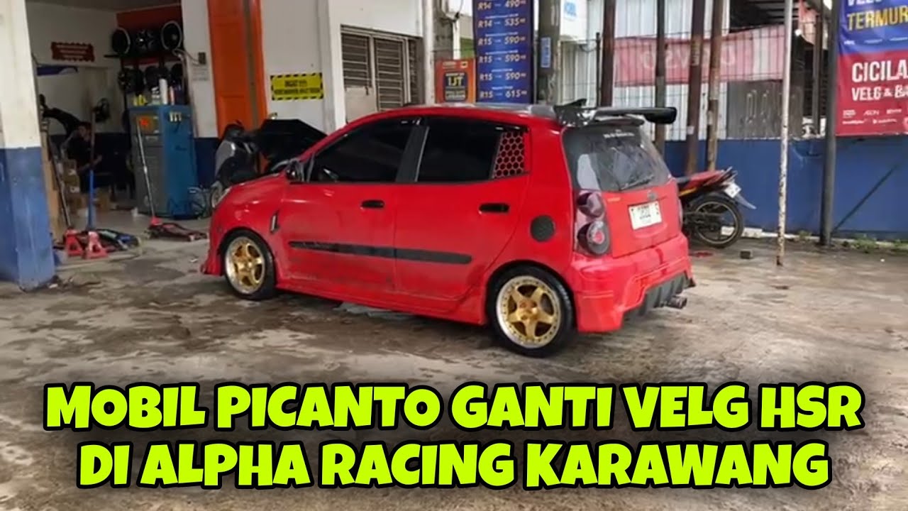 MOBIL PICANTO GANTI VELG HSR RING 15‼️PENAMPILAN MOBIL KAKA CANS MAKIN KECE #378