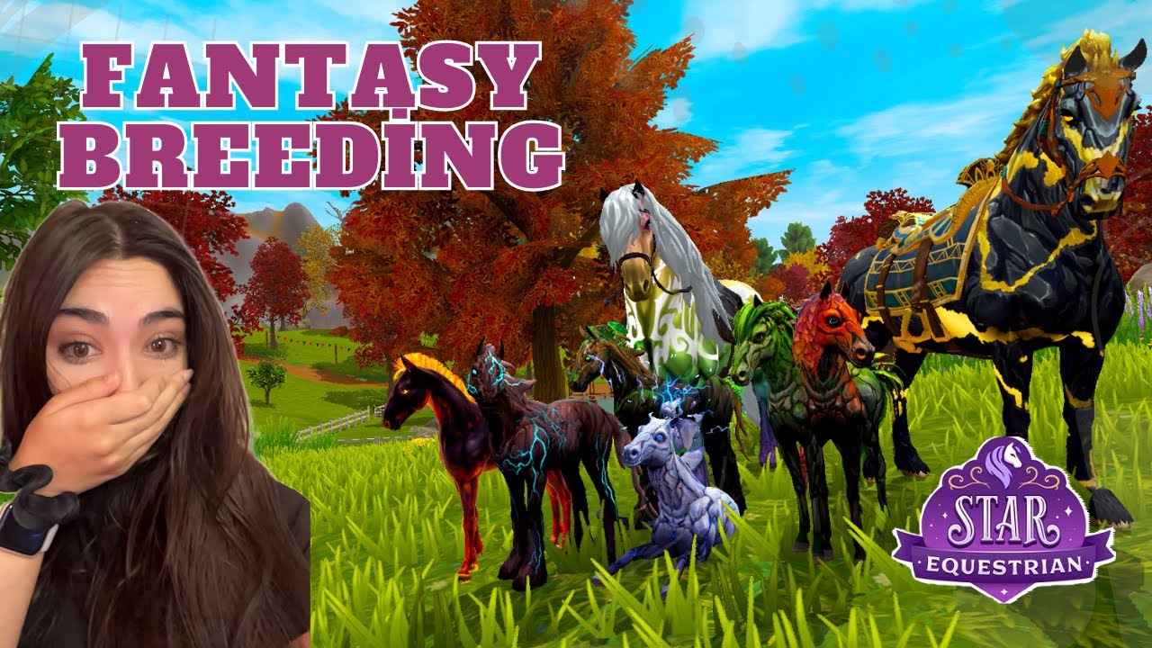 NEW FANTASY BREEDING  ~Star Equestrian Vlog#9🤍