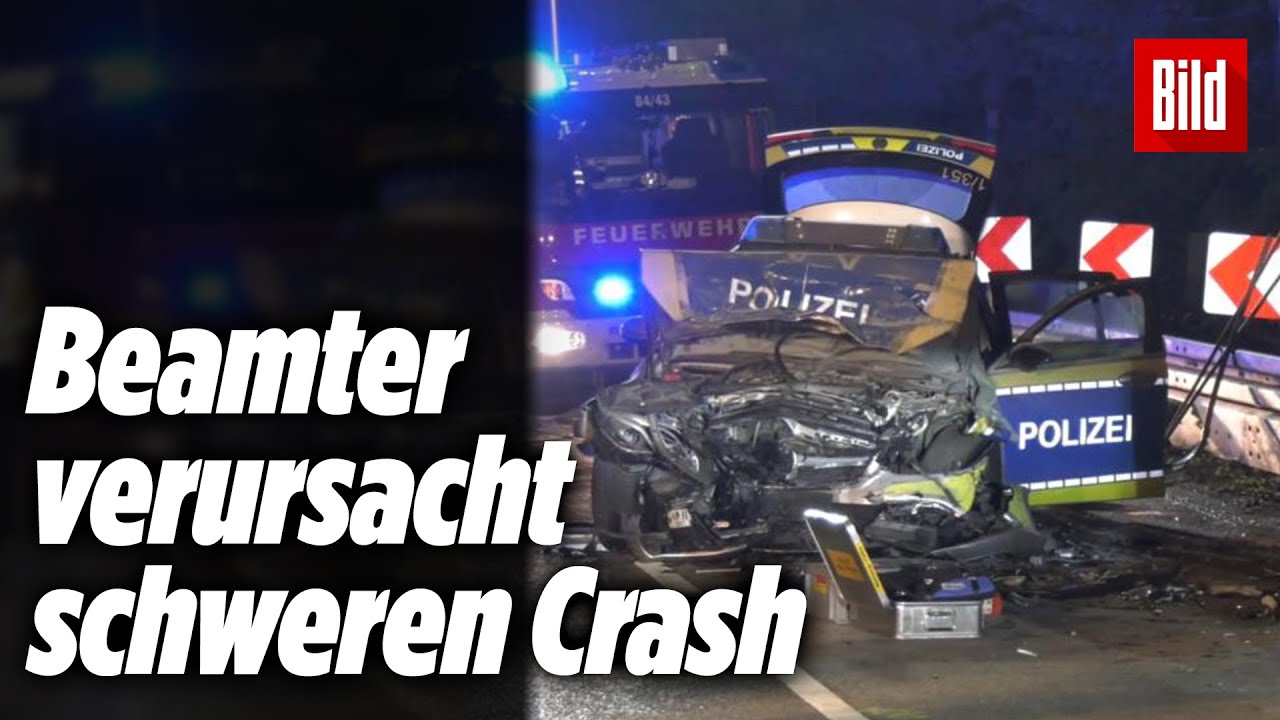Spraitbach: Fünf Verletzte nach Unfall mit der Polizei