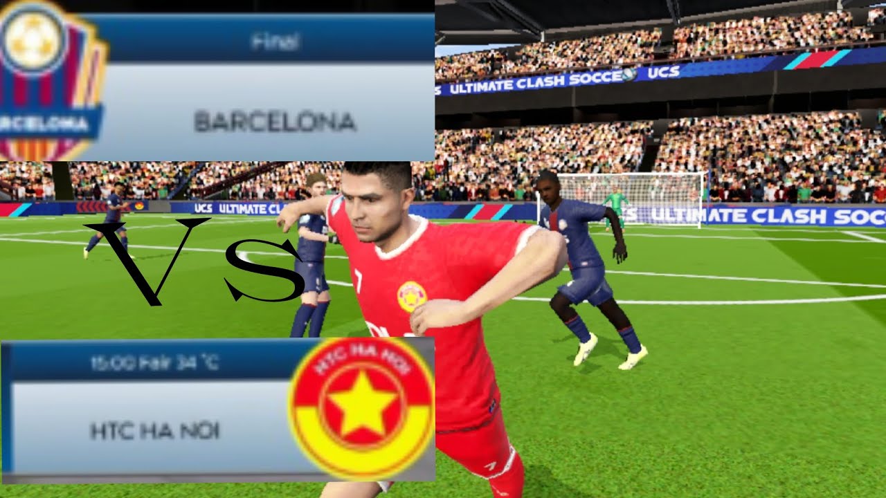 Full trận chung kết cúp  HTC HÀ Nội và BARCELONA game (DLS26)