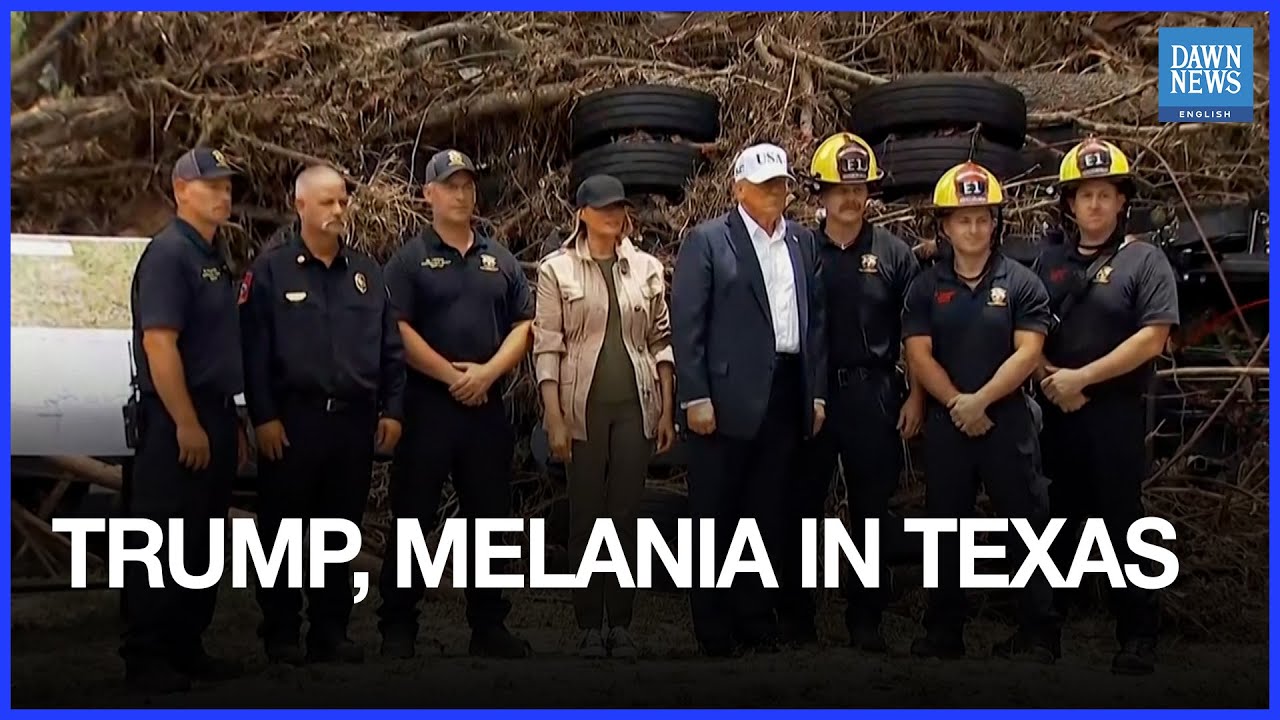 Texas Reels From Flooding Disaster As Trump, Melania Visits The Area | US News | Flash Floods