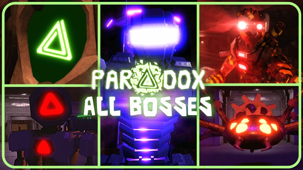 Roblox DOORS: PARADOX - ALL BOSSES + CHASES (GOOD ENDING)