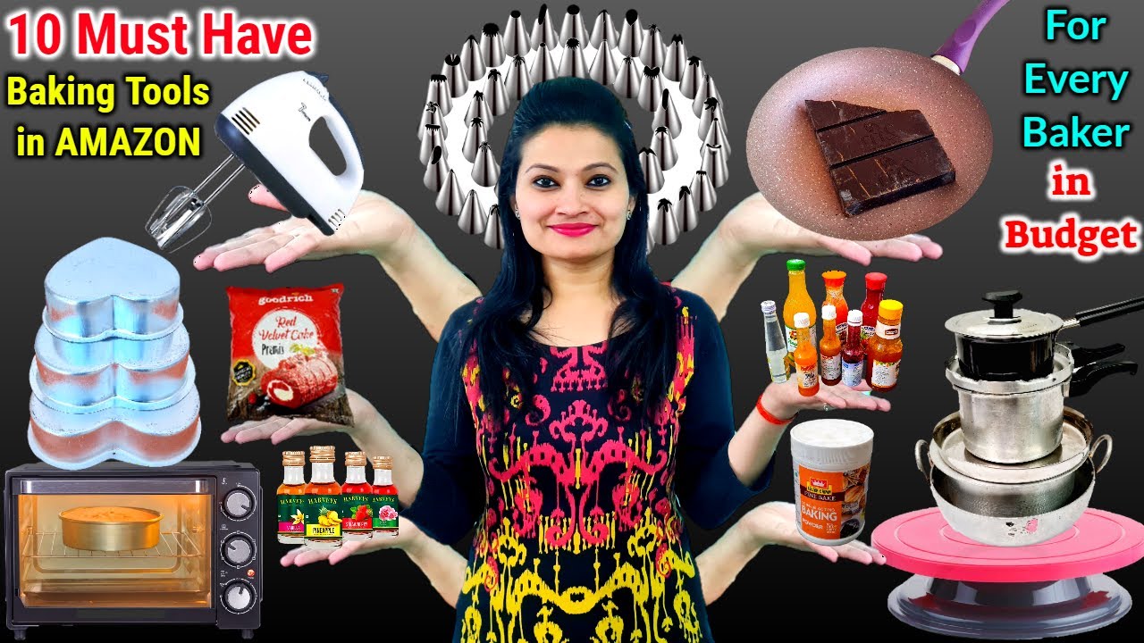 Must Have Tools For Every Baker & beginner| Baking Essentials|Amazon के बेस्ट Baking Tool|Cake Decor