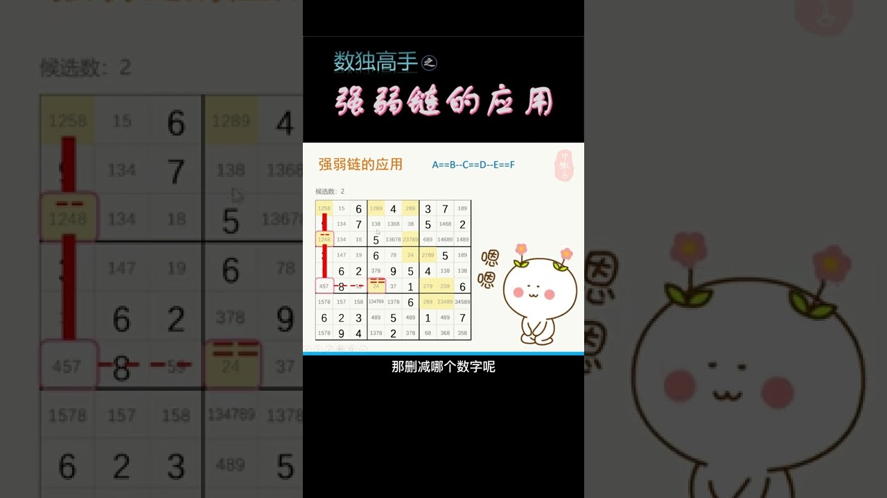 数独高手之强弱链的应用