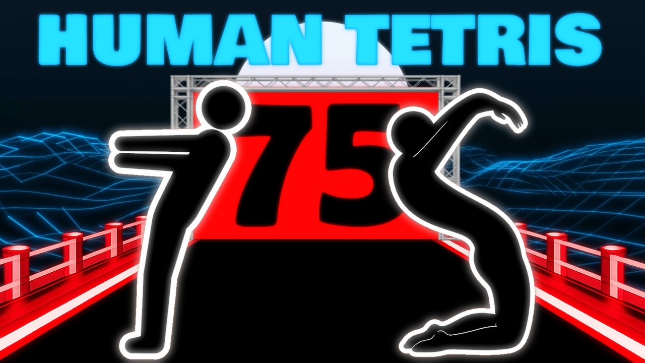 Human Tetris x 2 ИГРОКА КООП | Издание с цифрами и алфавитом