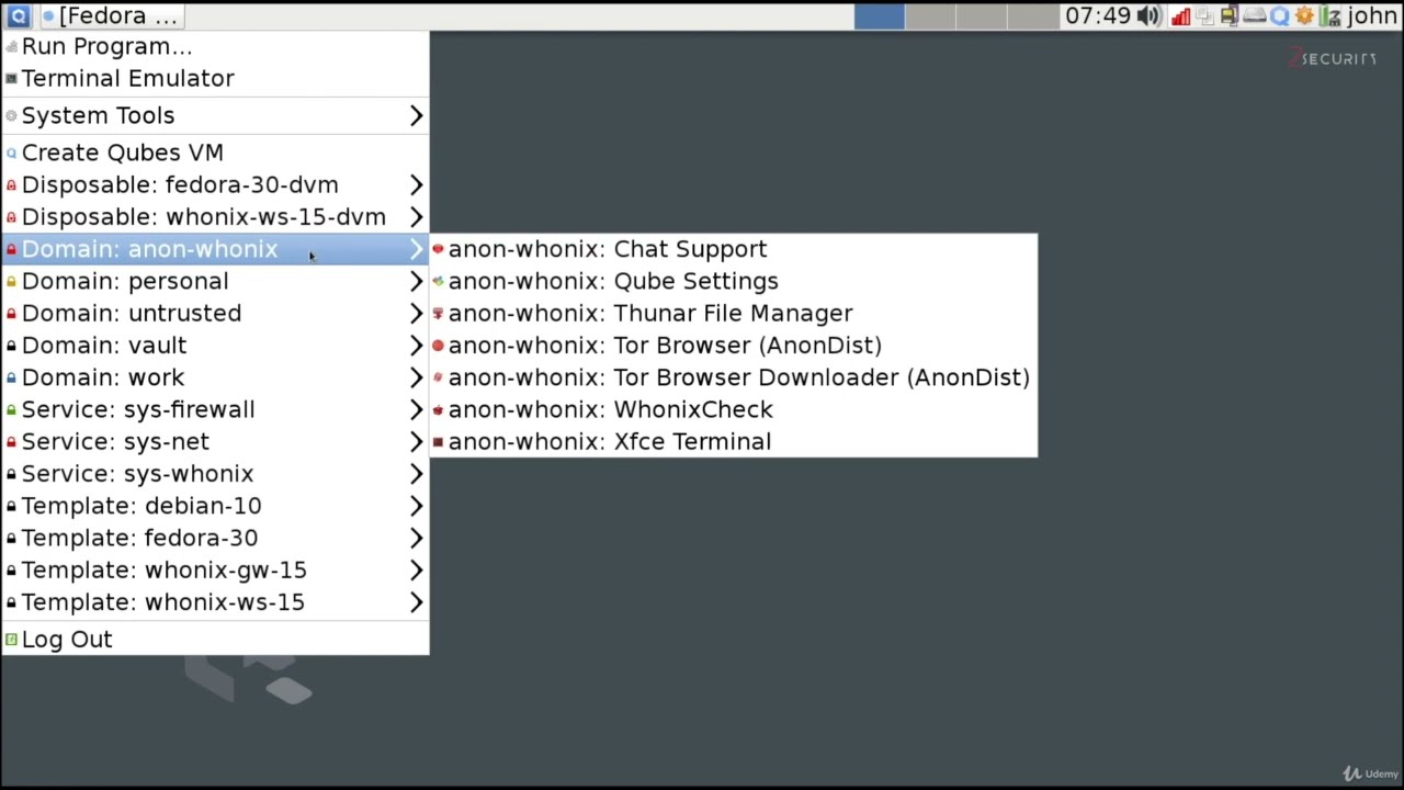 Connecting to TOR From Qubes Using Whonix Gateway