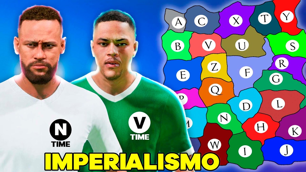 FIFA IMPERIALISMO BRASILEIRAO, mas as LETRAS são TIMES